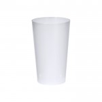 Vaso reutilizable de plástico con acabado translúcido 330ml color transparente primera vista