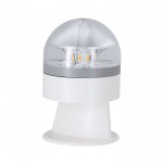 Luz de emergencia con geolocalizador con base de fijación magnética color blanco segunda vista