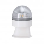 Luz de emergencia con geolocalizador con base de fijación magnética color blanco primera vista
