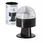 Luz de emergencia con geolocalizador con base de fijación magnética color negro