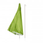 Sombrilla de playa de poliéster 170T con protección UV Ø180 color verde claro vista 1