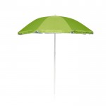 Sombrilla de playa de poliéster 170T con protección UV Ø180 color verde claro vista 2