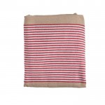 Toalla de playa de algodón de 100x180cm ligera 220 g/m2 color rojo vista 1