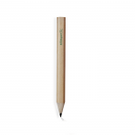 Lápiz carboncillo tamaño mini con cuerpo de madera clara color marrón claro