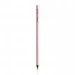 Lápiz de carboncillo en distintos colores metálicos brillantes color oro rosa vista con logo impreso