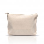 Bolsito de algodón con gran espacio y bolsillo interior 310 g/m2 color beige