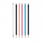 Lápiz con forma triangular ergonómica en amplia gama de colores vista con varios colores