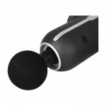 Pistola masajeadora inalámbrica Prixton MGF80 Synergy con 4 cabezales color negro tercera vista