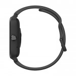 Smartwatch Prixton Alexa SWB29 multifunción con modo deporte color negro vista lateral