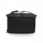 Bolsa térmica impermeable con asa y correa para transporte color negro vista 1