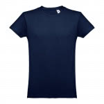 Camisetas personalizadas 100% algodón color azul primera vista