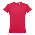 Camisetas personalizadas 100% algodón color rojo primera vista