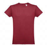 Camisetas personalizadas 100% algodón color burdeos primera vista