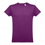 Camisetas personalizadas 100% algodón color violeta primera vista