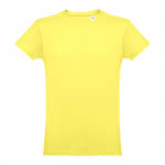 Camisetas personalizadas 100% algodón color amarillo claro primera vista