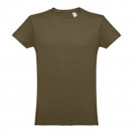 Camisetas personalizadas 100% algodón color verde oscuro primera vista
