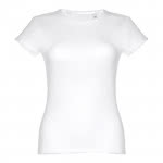 Camisetas personalizadas mujer algodón color blanco primera vista