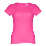 Camisetas personalizadas mujer algodón color fucsia primera vista