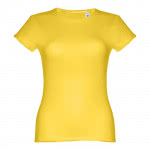 Camisetas personalizadas mujer algodón color amarillo primera vista