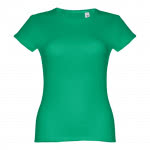 Camisetas personalizadas mujer algodón color verde primera vista