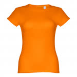 Camisetas personalizadas mujer algodón color naranja primera vista