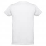 Camiseta cuello tubular y algodón 190 g/m2 color blanco segunda vista