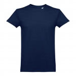 Camiseta cuello tubular y algodón 190 g/m2 color azul primera vista