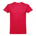 Camiseta cuello tubular y algodón 190 g/m2 color rojo primera vista