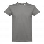 Camiseta cuello tubular y algodón 190 g/m2 color gris oscuro primera vista