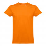 Camiseta cuello tubular y algodón 190 g/m2 color naranja primera vista