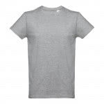 Camiseta cuello tubular y algodón 190 g/m2 color gris primera vista