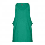 Camiseta personalizada sin mangas color verde jaspeado
