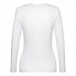 Camisetas manga larga mujer publicitarias color blanco