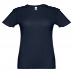 Camisetas técnicas mujer personalizadas color azul marino