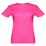 Camiseta mujer técnica publicitaria color rosa