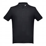 Polos impresos algodón 195 g/m2 color negro primera vista