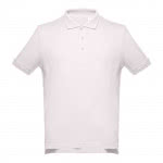 Polos impresos algodón 195 g/m2 color rosa claro primera vista