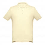 Polos impresos algodón 195 g/m2 color marfil primera vista