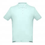 Polos impresos algodón 195 g/m2 color verde menta primera vista