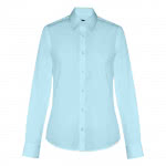 Camisa para mujer 115 g/m2 color azul claro primera vista