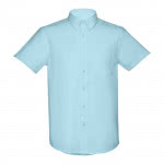 Camisas manga corta promocionales color azul claro