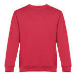 Sudadera poliéster y algodón 300 g/m2 color rojo primera vista