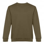 Sudadera poliéster y algodón 300 g/m2 color verde militar primera vista