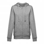 Sudadera para mujer de 320 g/m2 color gris jaspeado