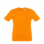 Camiseta personalizada para niños color naranja primera vista