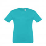 Camiseta personalizada para niños color turquesa primera vista