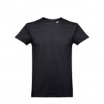 Camisetas con logotipo niños algodón 190 g/m2 color negro primera vista