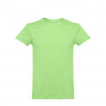 Camisetas con logotipo niños algodón 190 g/m2 color verde claro primera vista