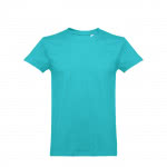 Camisetas con logotipo niños algodón 190 g/m2 color turquesa primera vista