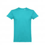 Camisetas con logotipo niños algodón 190 g/m2 color turquesa primera vista